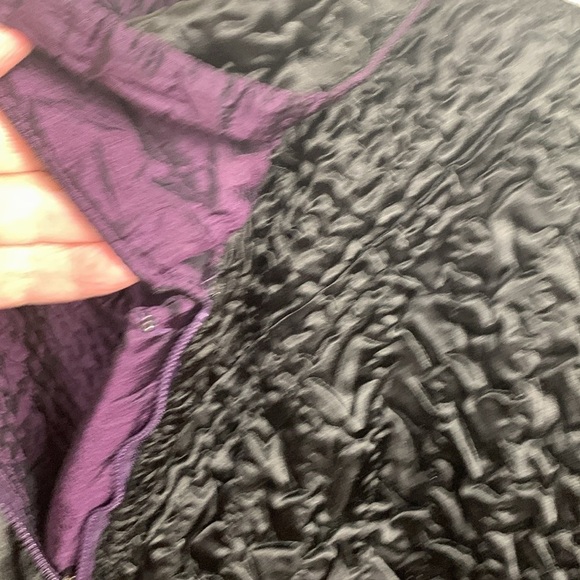 Vintage Reversible Black & Purple Midweight Jacket, Light & Airy, Pockets - Picture 6 of 9